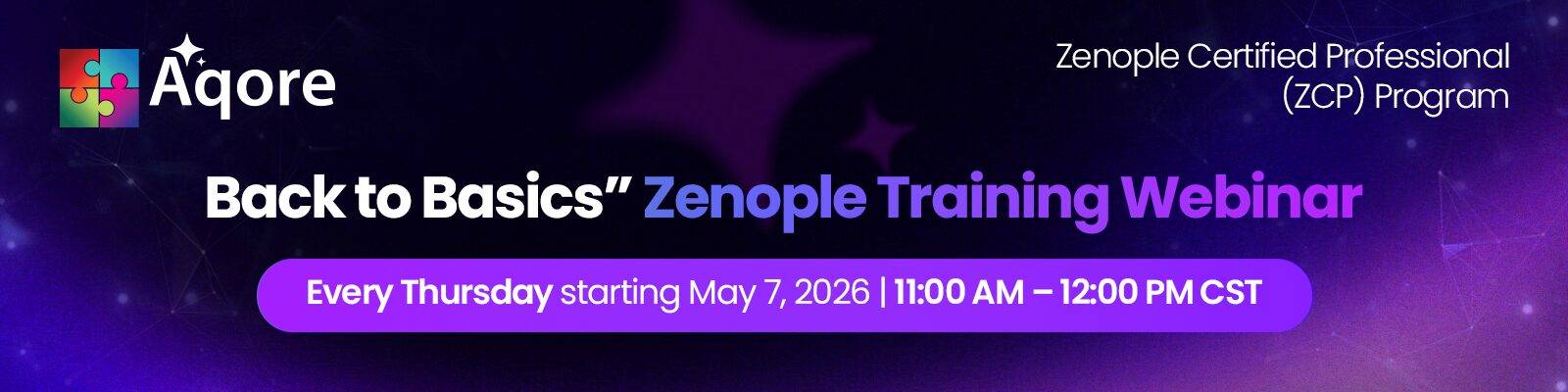 Zenople Certified Professional Program